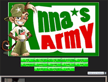 Tablet Screenshot of annas-army.com